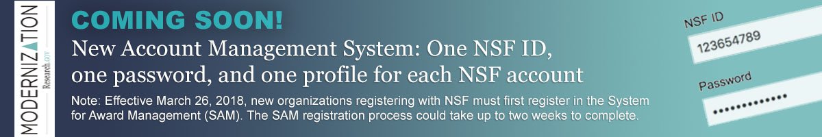 Research.gov New Account Management System