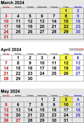 Spring 2024 CRA Schedule